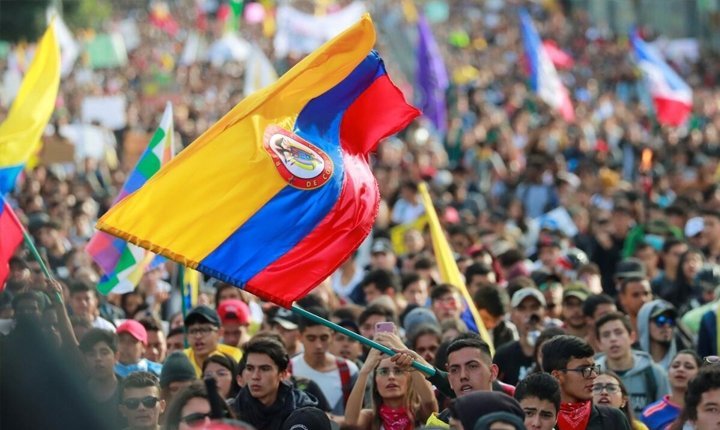 Marchas en Colombia por el día del trabajador y en apoyo a las reformas