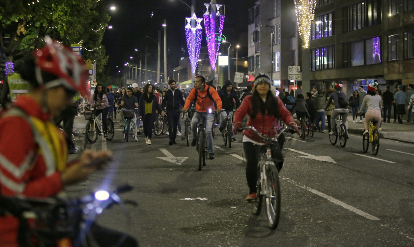 Ciclovía nocturna 2024: disfrute 95 kilómetros de recorrido este 12 de diciembre