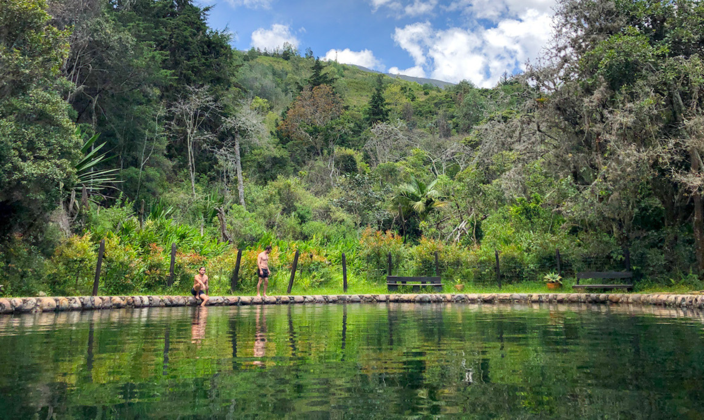 La piscina natural que guarda 400 años de historia en Villa de Leyva