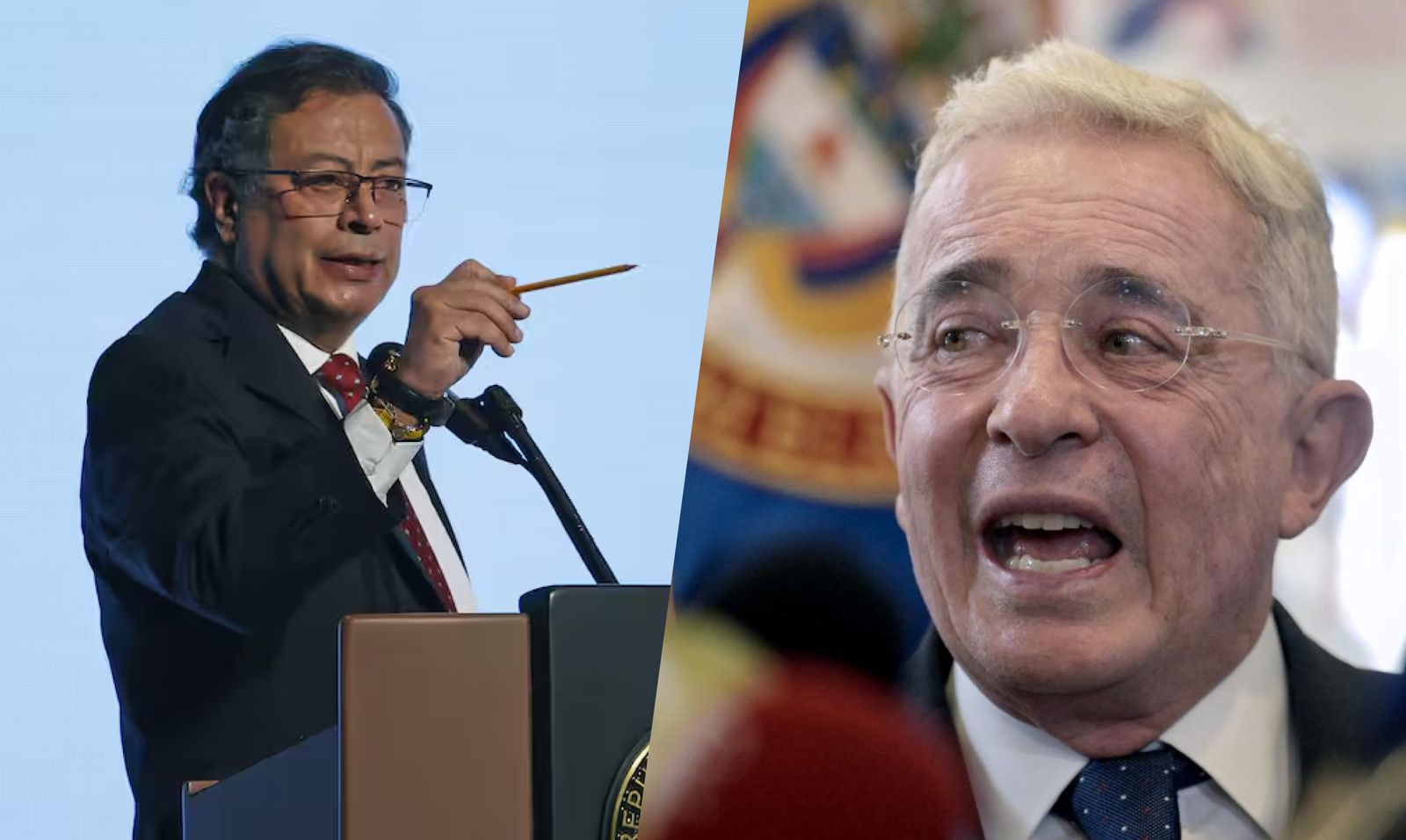 Uribe responde a Petro: “El mío no fue a las cárceles a sobornar bandidos”