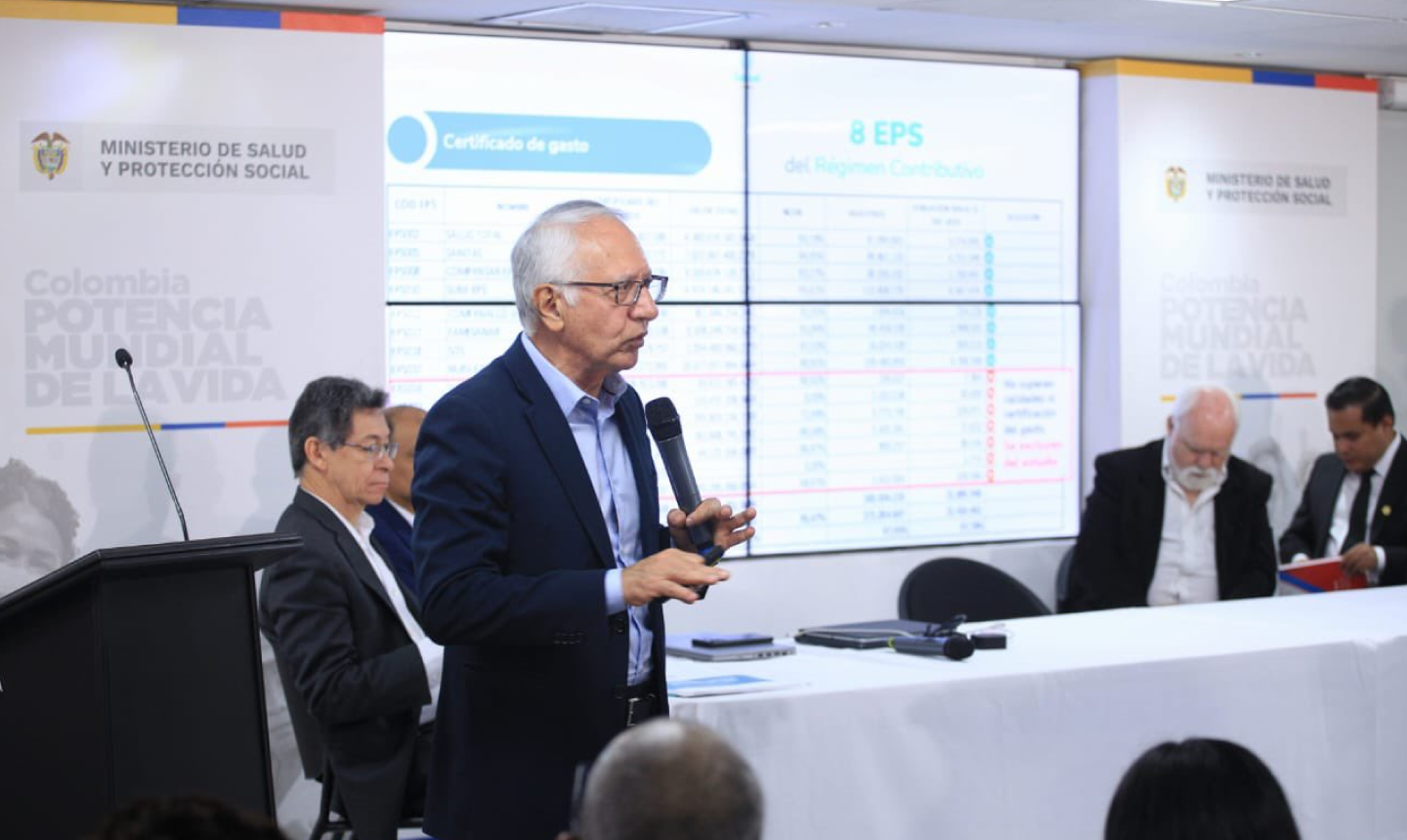 Minsalud revela irregularidades en datos de EPS: $3 billones sin justificar