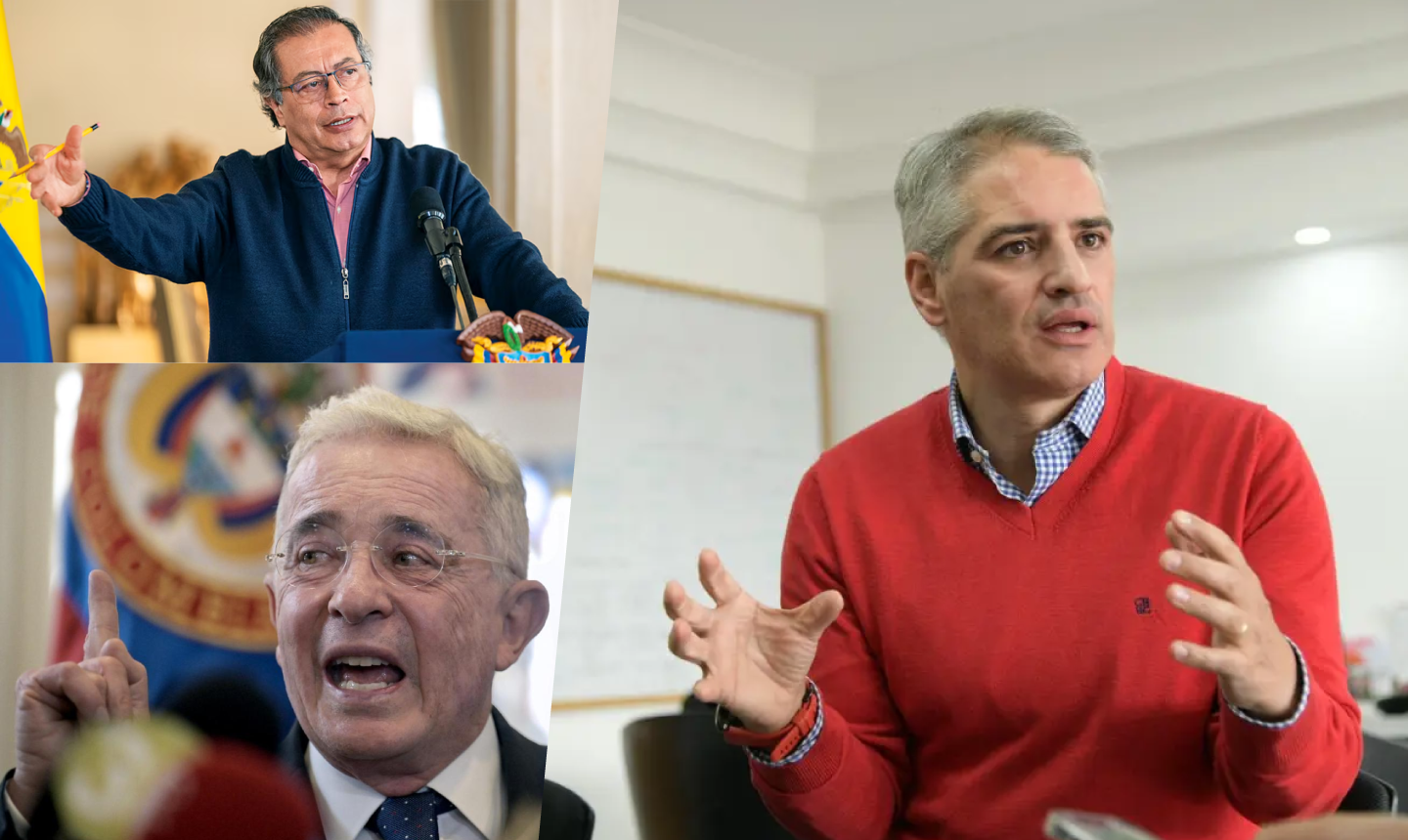 Gobernador de Antioquia defiende a Uribe tras polémica con Petro