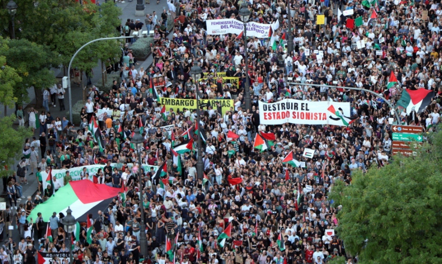 Gobierno hace llamado a la calma en marchas pro Palestina: “Multitudinarias, pero pacíficas”