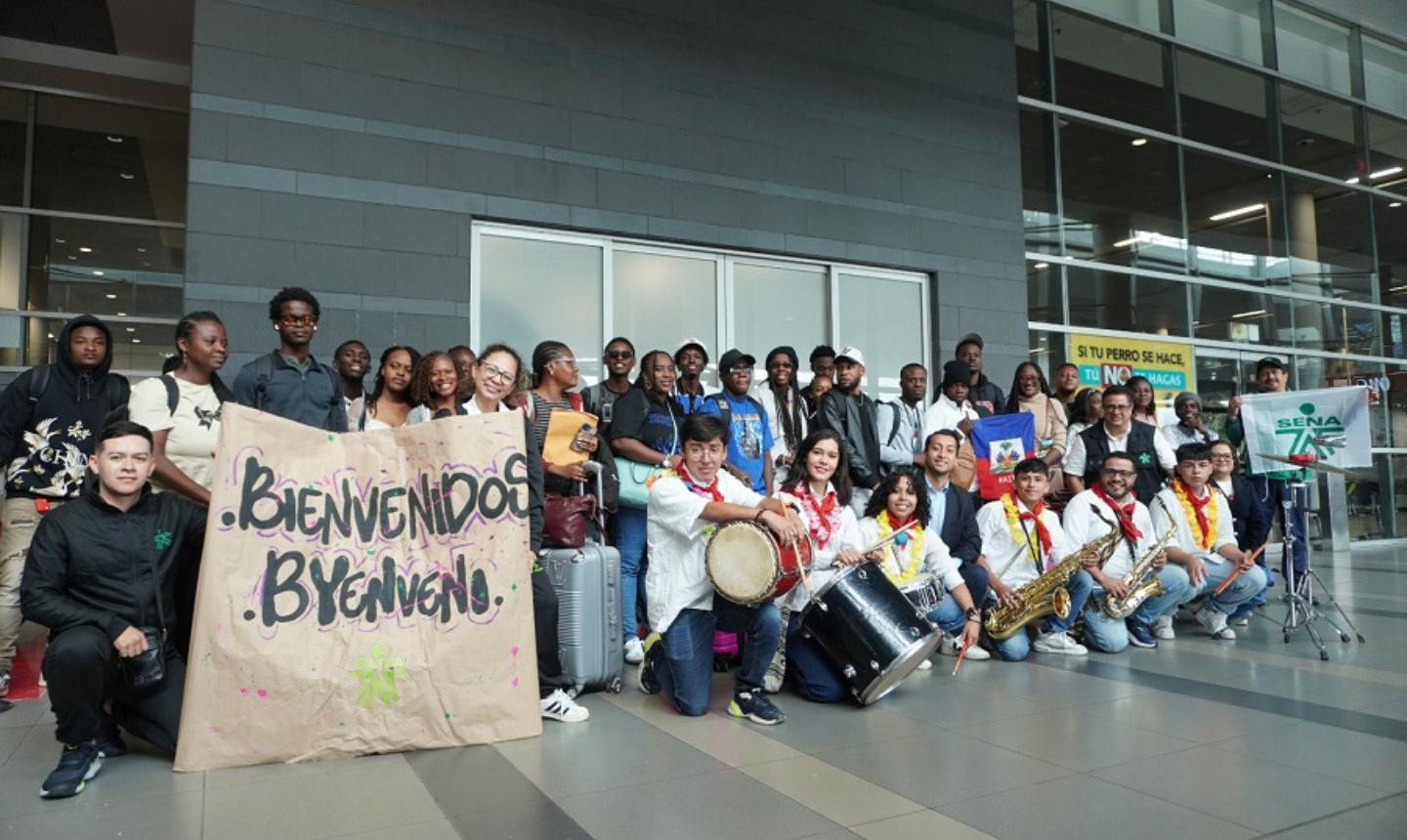 Educación sin fronteras: haitianos se forman en Colombia con apoyo del SENA