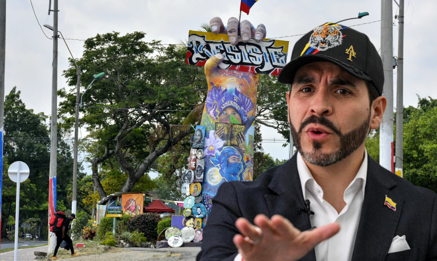 Convocan movilización en Puerto Resistencia durante la posesión de Abelardo de la Espriella en Cali