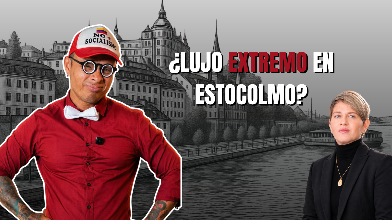 Miguelito Show viajó a Estocolmo y cuestionó el relato sobre los supuestos lujos de Verónica Alcocer en Suecia